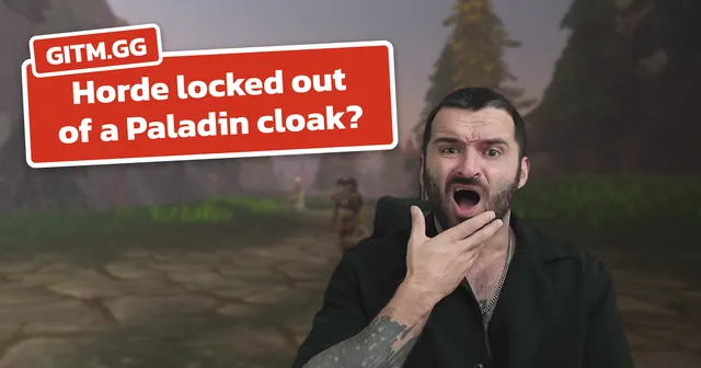 Can Horde Paladins get the Cloak of the Divine Storm in WoW Forever?